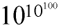 Googolplex in exponential notation